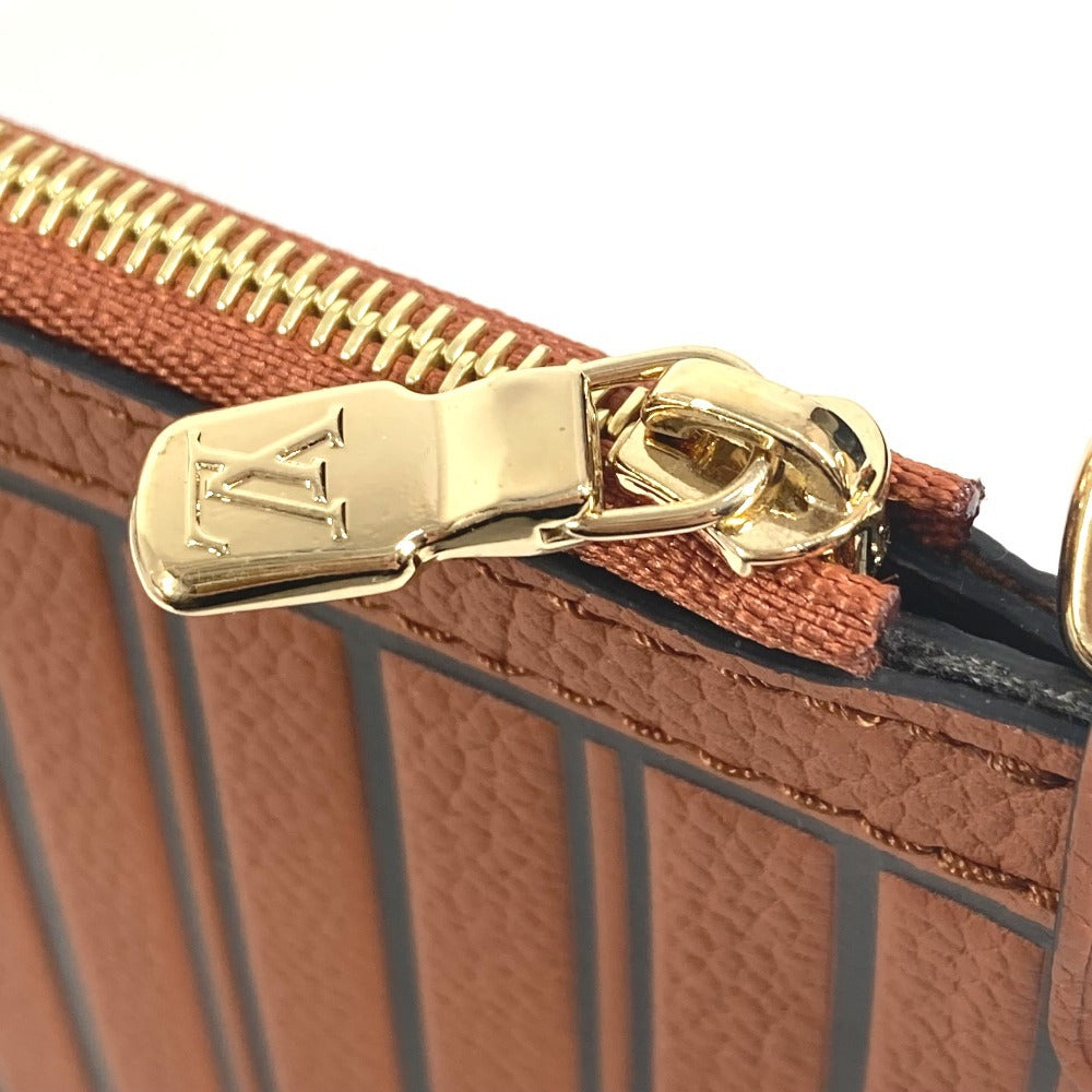 LOUIS VUITTON M12061 モノグラム ネヴァーフル インサイドアウト MM クラッチバッグ セカンドバッグ マルチポーチ ポーチのみ ポーチ レザー ユニセックス タン