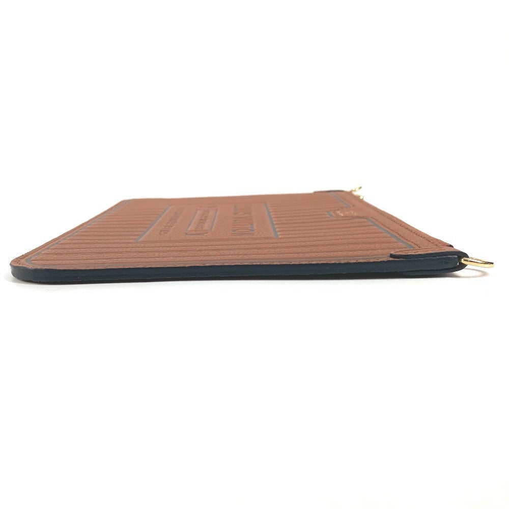 LOUIS VUITTON M12061 モノグラム ネヴァーフル インサイドアウト MM クラッチバッグ セカンドバッグ マルチポーチ ポーチのみ ポーチ レザー ユニセックス タン