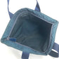PRADA Triangle Logo Plaque Tote Bag Shoulder Bag Nylon Unisex Blue