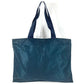 PRADA Triangle Logo Plaque Tote Bag Shoulder Bag Nylon Unisex Blue