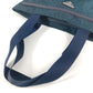 PRADA Triangle Logo Plaque Tote Bag Shoulder Bag Nylon Unisex Blue