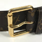 LOUIS VUITTON M9836S モノグラム サンチュール ポシェット デュオ ベルト付き ベルトバッグ ウエストポーチ ボディバッグ ウエストバッグ モノグラムキャンバス ユニセックス ブラウン