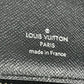LOUIS VUITTON M80426 モノグラムエクリプス ジッピー コンパクトウォレット ネックストラップ付 ラウンドファスナー 2つ折り財布 モノグラムエクリプスキャンバス ユニセックス ブラック