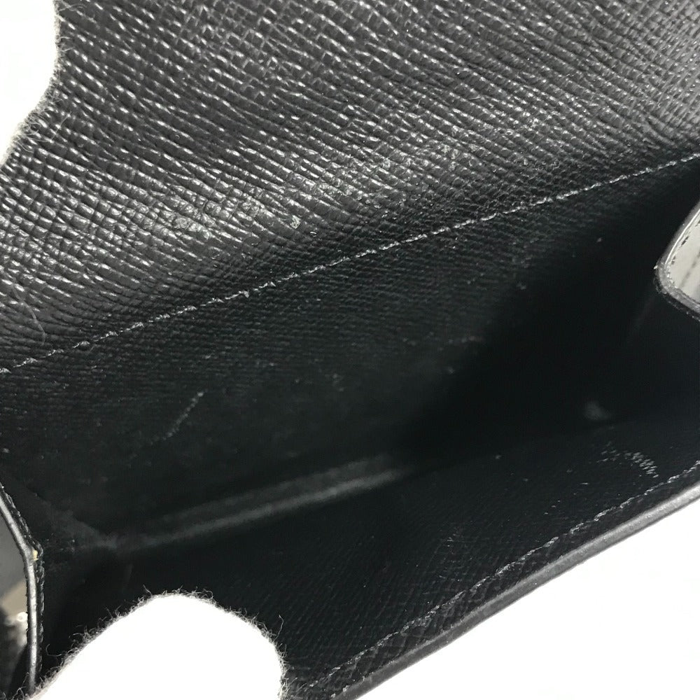 LOUIS VUITTON M80426 モノグラムエクリプス ジッピー コンパクトウォレット ネックストラップ付 ラウンドファスナー 2つ折り財布 モノグラムエクリプスキャンバス ユニセックス ブラック