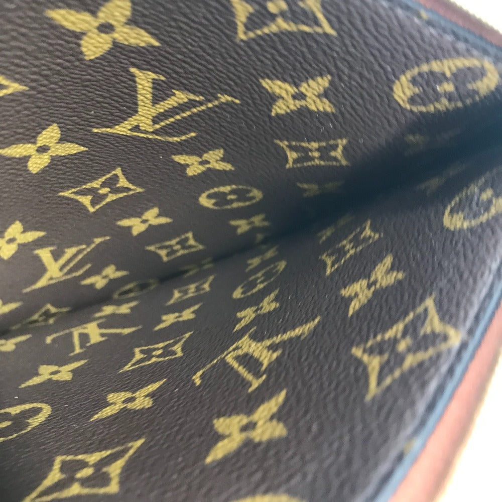 LOUIS VUITTON M12061 モノグラム ネヴァーフル インサイドアウト MM クラッチバッグ セカンドバッグ マルチポーチ ポーチ レザー ユニセックス タン ブラウン
