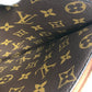 LOUIS VUITTON M12061 モノグラム ネヴァーフル インサイドアウト MM クラッチバッグ セカンドバッグ マルチポーチ ポーチ レザー ユニセックス タン ブラウン