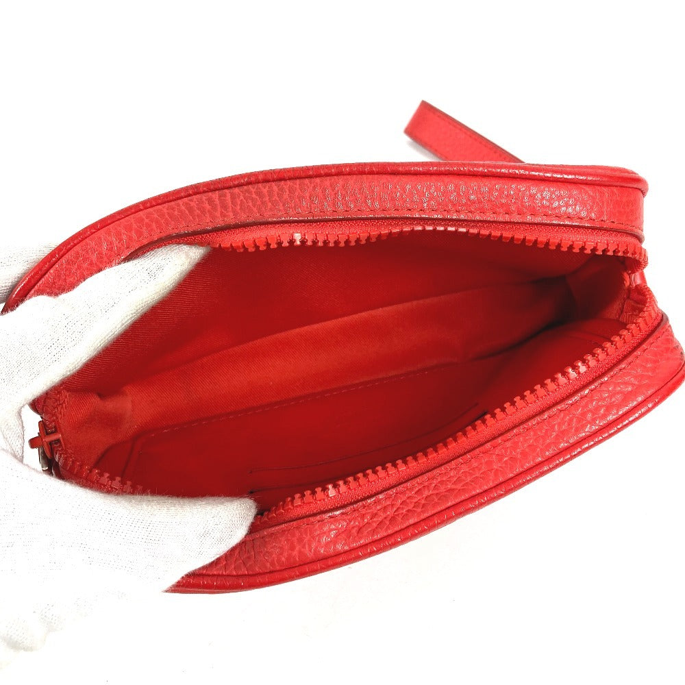 LOUIS VUITTON M53555 Monogram Empreinte Pochette Volga Chain Bag with Strap, Pouch, Clutch Bag, Monogram Empreinte Leather, Unisex, Red