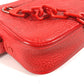 LOUIS VUITTON M53555 Monogram Empreinte Pochette Volga Chain Bag with Strap, Pouch, Clutch Bag, Monogram Empreinte Leather, Unisex, Red