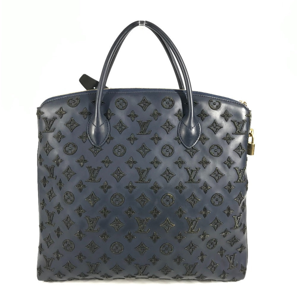 LOUIS VUITTON M93972 モノグラムラバー ロックイット ヴェルティカル ロックイットヴェルティカル トートバッグ カバン ハンドバッグ レディース ブルー