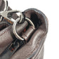 HERMES Caravan Horizontal PM with Orange Stitching, 2-Way Shoulder/Handbag, Brown Leather, for Women