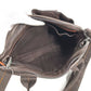 HERMES Caravan Horizontal PM with Orange Stitching, 2-Way Shoulder/Handbag, Brown Leather, for Women