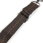 HERMES Caravan Horizontal PM with Orange Stitching, 2-Way Shoulder/Handbag, Brown Leather, for Women