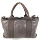 HERMES Caravan Horizontal PM with Orange Stitching, 2-Way Shoulder/Handbag, Brown Leather, for Women