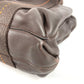 HERMES Caravan Horizontal PM with Orange Stitching, 2-Way Shoulder/Handbag, Brown Leather, for Women