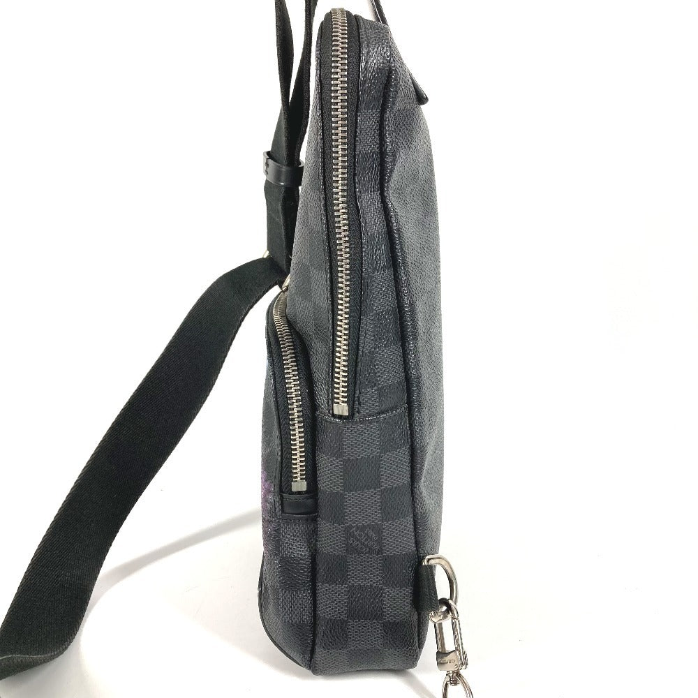 LOUIS VUITTON N41719 ダミエグラフィット アヴェニュー・スリングバッグ カバン ショルダーバッグ ボディバッグ ダミエグラフィットキャンバス ユニセックス ブラック