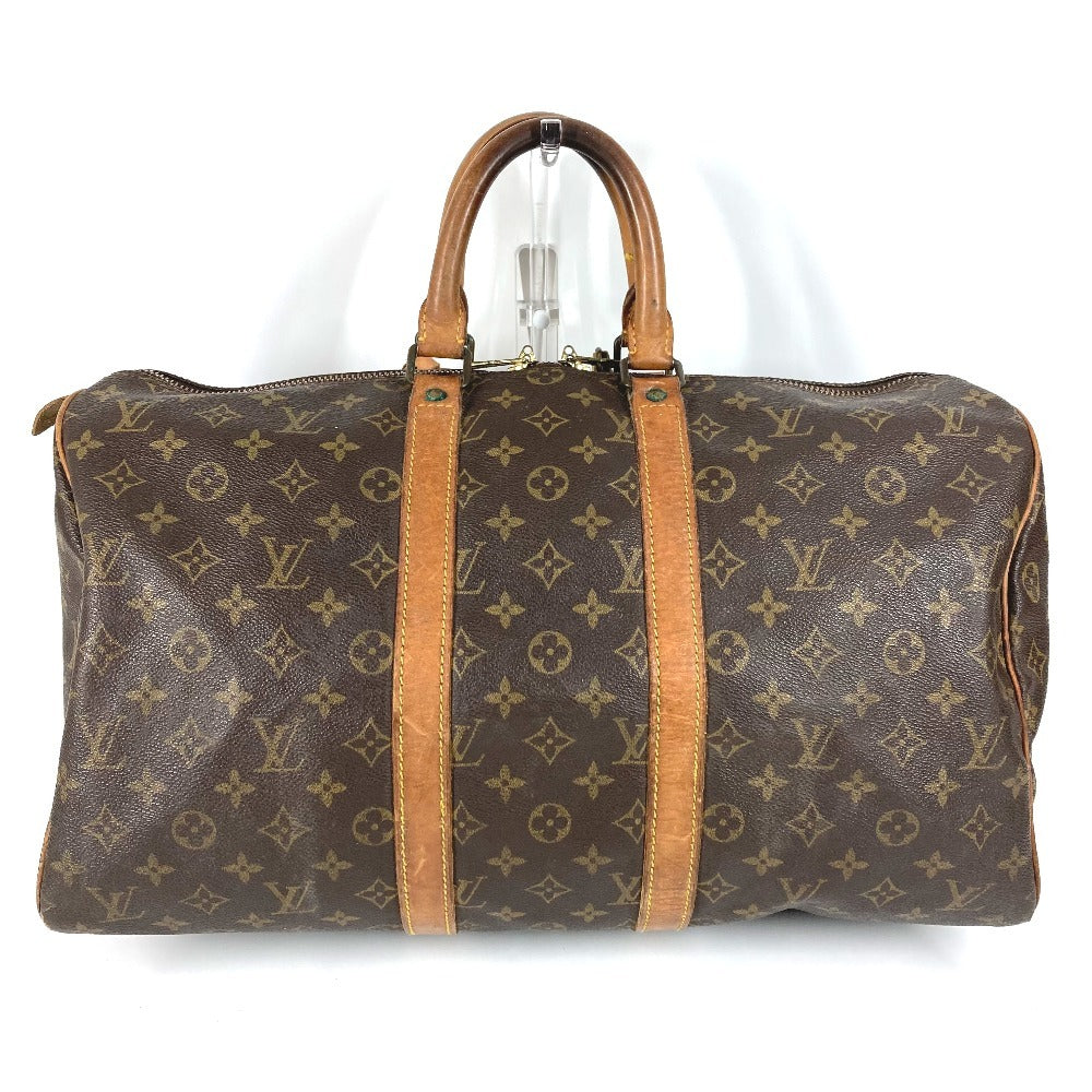 LOUIS VUITTON M41428 Monogram Keepall 45 Travel Bag, Old-Style Boston Bag, Monogram Canvas, Unisex, Brown