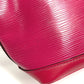 LOUIS VUITTON M42573 Epi Nano Noe Crossbody Drawstring Pochette Shoulder Bag in Epi Leather, Women's, Hot Pink
