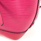 LOUIS VUITTON M42573 Epi Nano Noe Crossbody Drawstring Pochette Shoulder Bag in Epi Leather, Women's, Hot Pink
