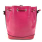 LOUIS VUITTON M42573 Epi Nano Noe Crossbody Drawstring Pochette Shoulder Bag in Epi Leather, Women's, Hot Pink