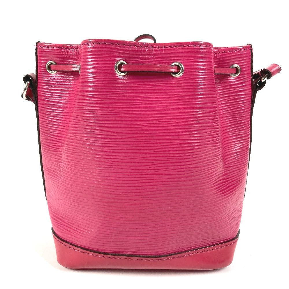 LOUIS VUITTON M42573 Epi Nano Noe Crossbody Drawstring Pochette Shoulder Bag in Epi Leather, Women's, Hot Pink