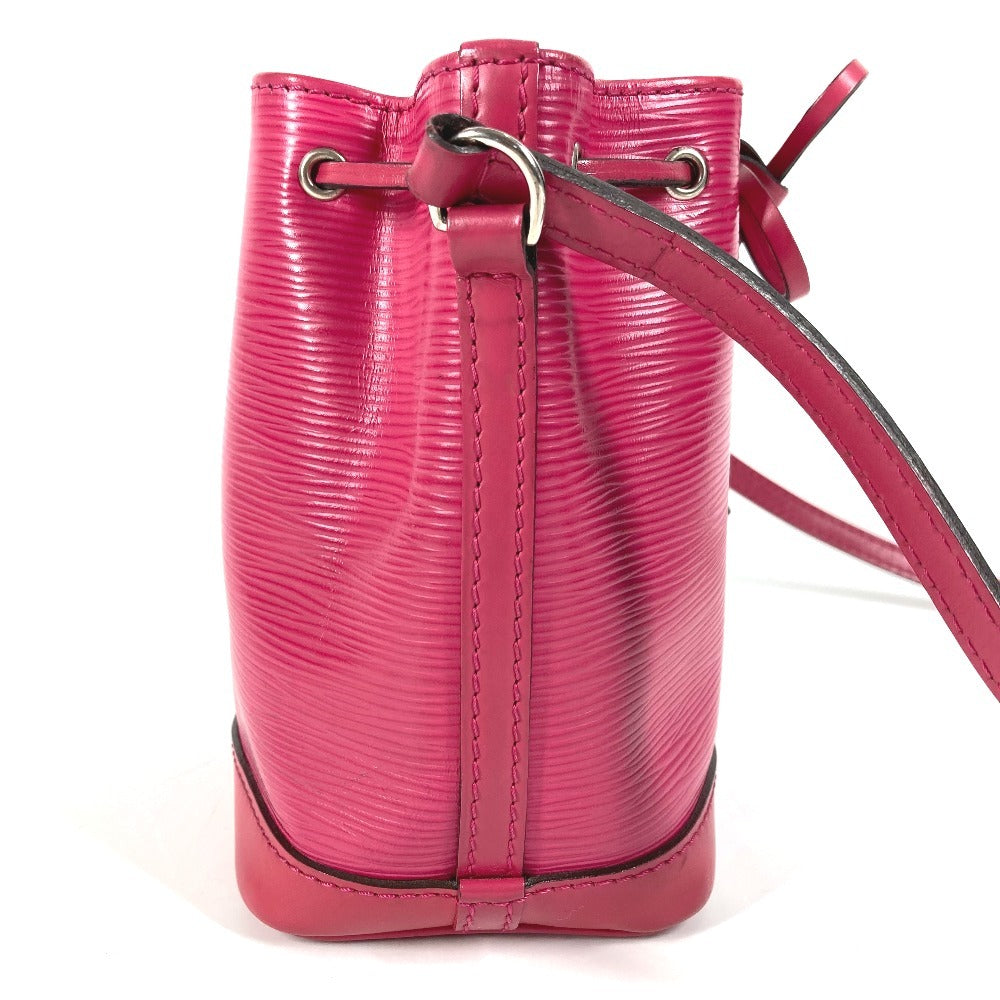 LOUIS VUITTON M42573 Epi Nano Noe Crossbody Drawstring Pochette Shoulder Bag in Epi Leather, Women's, Hot Pink