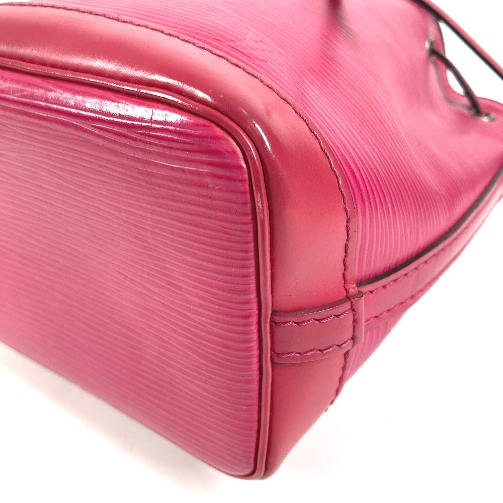 LOUIS VUITTON M42573 Epi Nano Noe Crossbody Drawstring Pochette Shoulder Bag in Epi Leather, Women's, Hot Pink