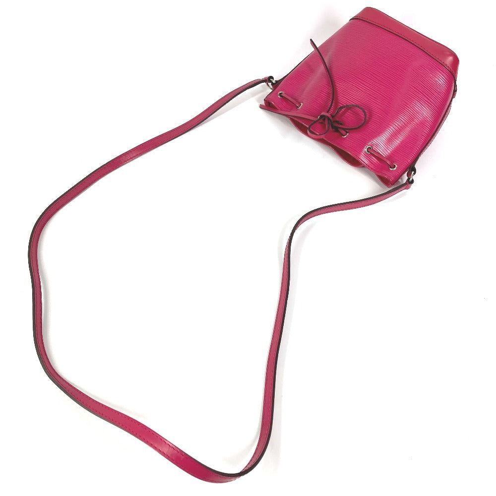 LOUIS VUITTON M42573 Epi Nano Noe Crossbody Drawstring Pochette Shoulder Bag in Epi Leather, Women's, Hot Pink