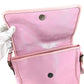 GUCCI 297559 Children's Charm Logo GG Imprime Crossbody Bag Flap Messenger Bag Shoulder Bag GG Imprime Kids Pink
