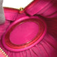 LOEWE Bracelet Pouch Pleated 2-Way Bag, Crossbody Bag, Pochette, Clutch Bag, Shoulder Bag, Women's Leather, Pink