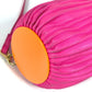 LOEWE Bracelet Pouch Pleated 2-Way Bag, Crossbody Bag, Pochette, Clutch Bag, Shoulder Bag, Women's Leather, Pink