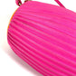LOEWE Bracelet Pouch Pleated 2-Way Bag, Crossbody Bag, Pochette, Clutch Bag, Shoulder Bag, Women's Leather, Pink