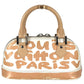 LOUIS VUITTON M92178 Monogram Graffiti Alma PM Handbag, Leather, Beige, Women's