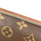 LOUIS VUITTON M61729 モノグラムパンダ 村上隆 ポルトモネジップ ロングウォレット ラウンドファスナー 長財布 モノグラムキャンバス レディース ブラウン