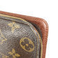 LOUIS VUITTON M61729 モノグラムパンダ 村上隆 ポルトモネジップ ロングウォレット ラウンドファスナー 長財布 モノグラムキャンバス レディース ブラウン