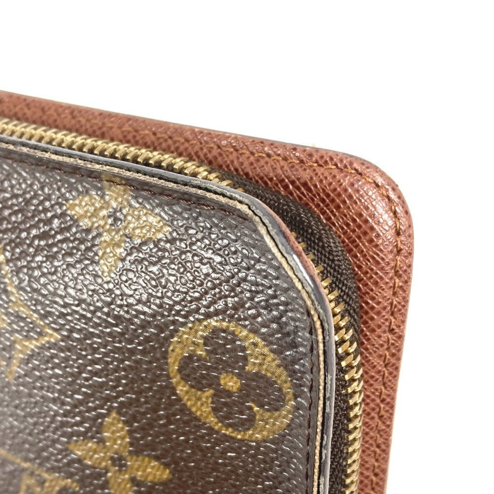 LOUIS VUITTON M61729 モノグラムパンダ 村上隆 ポルトモネジップ ロングウォレット ラウンドファスナー 長財布 モノグラムキャンバス レディース ブラウン