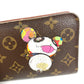 LOUIS VUITTON M61729 モノグラムパンダ 村上隆 ポルトモネジップ ロングウォレット ラウンドファスナー 長財布 モノグラムキャンバス レディース ブラウン