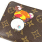 LOUIS VUITTON M61729 モノグラムパンダ 村上隆 ポルトモネジップ ロングウォレット ラウンドファスナー 長財布 モノグラムキャンバス レディース ブラウン