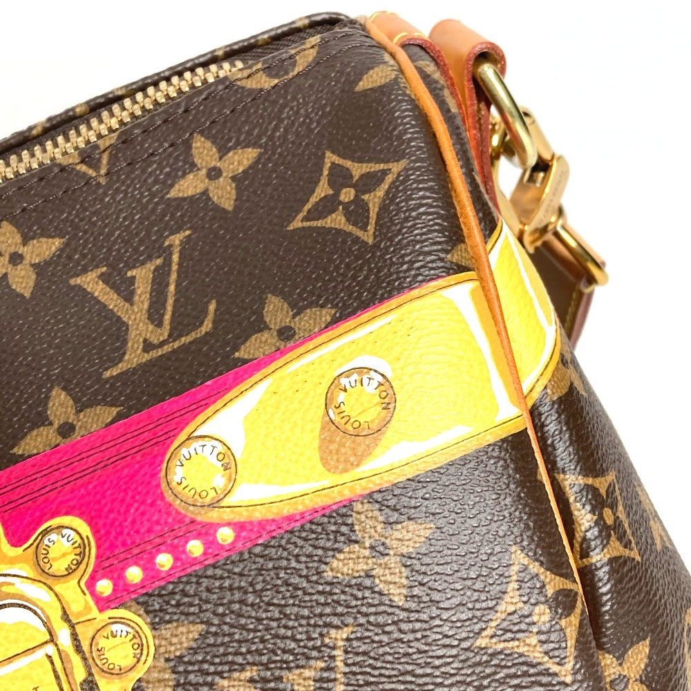 LOUIS VUITTON M43613 Monogram Summer Trunk Keepall Bandouliere 50, 2-Way Bag, Shoulder Bag, Travel Bag, Boston Bag, Monogram Canvas, Women's, Brown