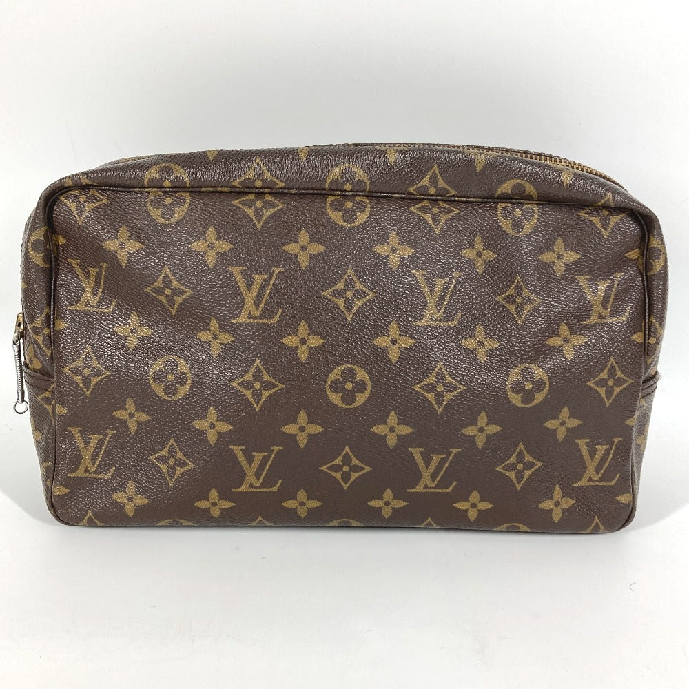 LOUIS VUITTON M47522 モノグラム トゥルーストワレット28 トゥルーストワレット 28 メイクポーチ 化粧ポーチ クラッチバッグ セカンドバッグ 化粧ポーチ モノグラムキャンバス ユニセックス ブラウン