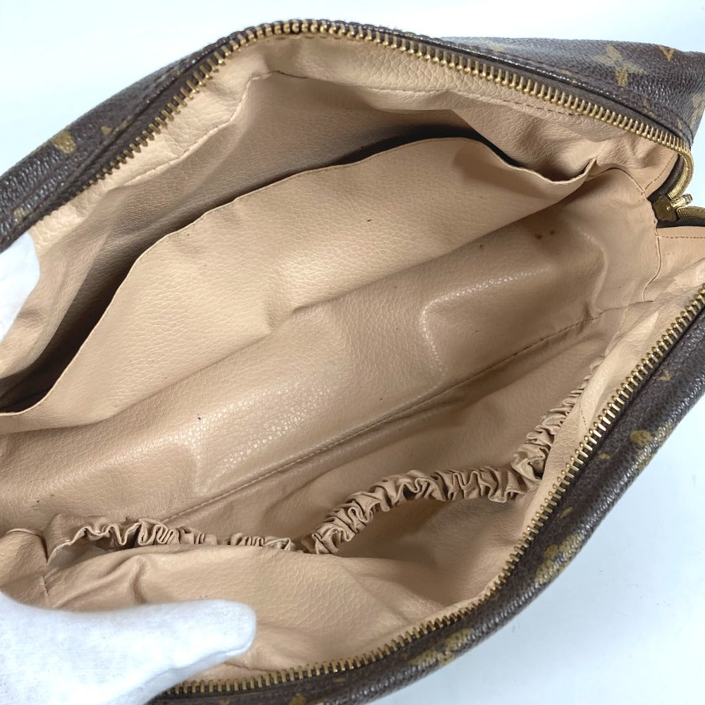 LOUIS VUITTON M47522 モノグラム トゥルーストワレット28 トゥルーストワレット 28 メイクポーチ 化粧ポーチ クラッチバッグ セカンドバッグ 化粧ポーチ モノグラムキャンバス ユニセックス ブラウン