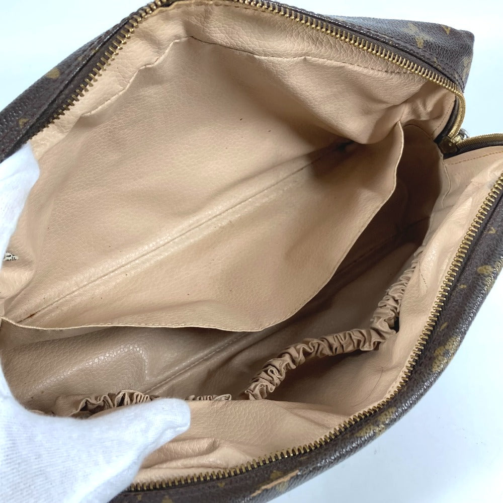 LOUIS VUITTON M47522 モノグラム トゥルーストワレット28 トゥルーストワレット 28 メイクポーチ 化粧ポーチ クラッチバッグ セカンドバッグ 化粧ポーチ モノグラムキャンバス ユニセックス ブラウン