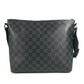 LOUIS VUITTON N41211 Damier Graphite Mick PM Crossbody Shoulder Bag in Damier Graphite Canvas, Unisex, Black
