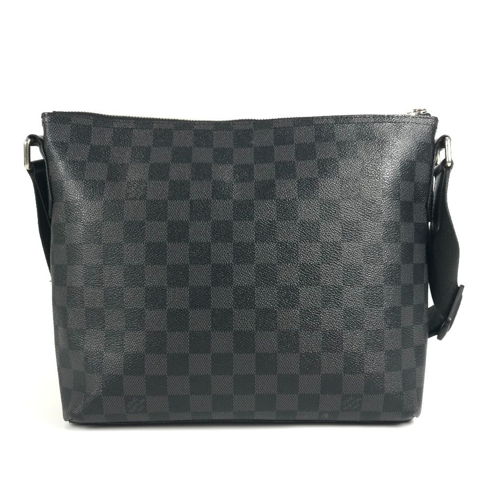 LOUIS VUITTON N41211 Damier Graphite Mick PM Crossbody Shoulder Bag in Damier Graphite Canvas, Unisex, Black