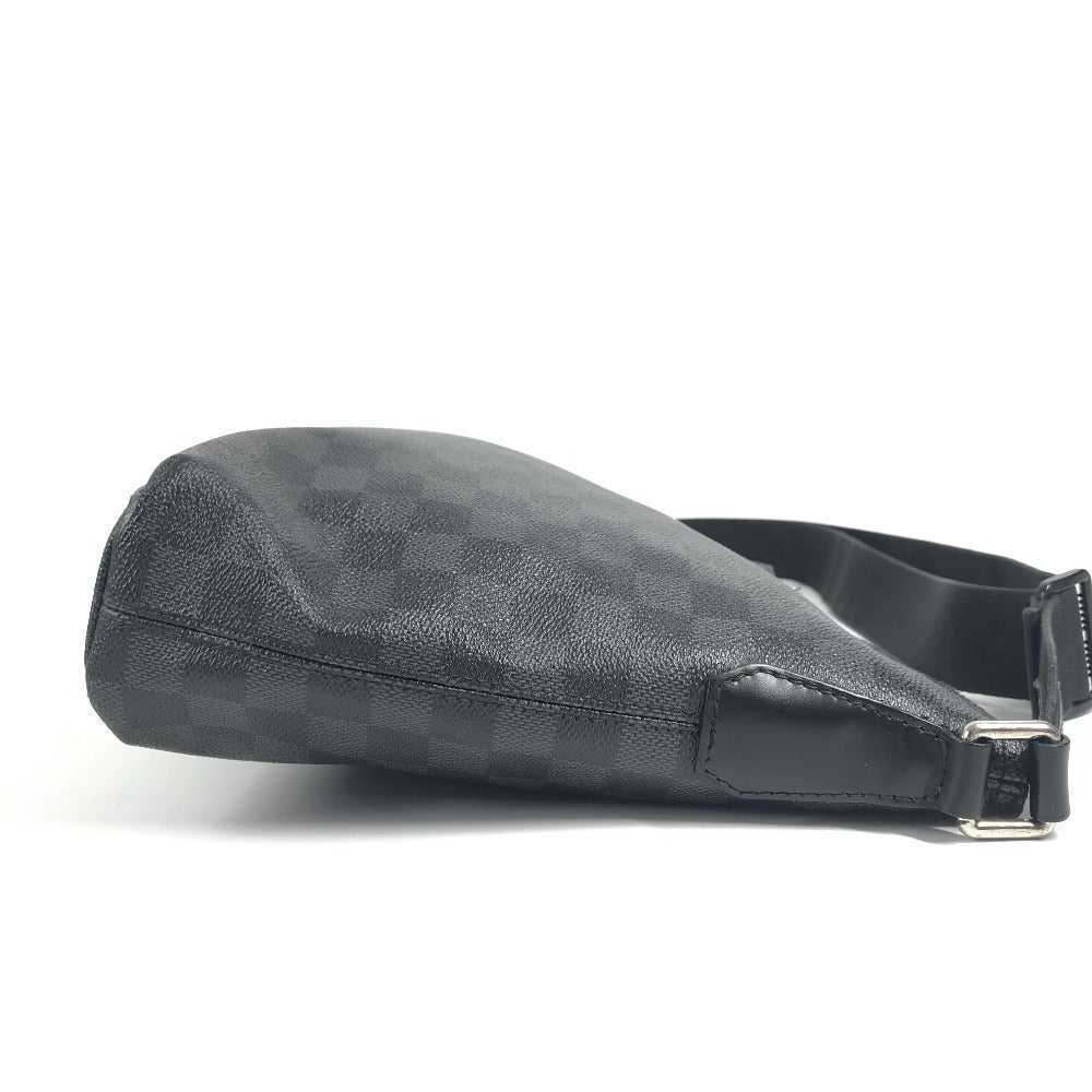 LOUIS VUITTON N41211 Damier Graphite Mick PM Crossbody Shoulder Bag in Damier Graphite Canvas, Unisex, Black