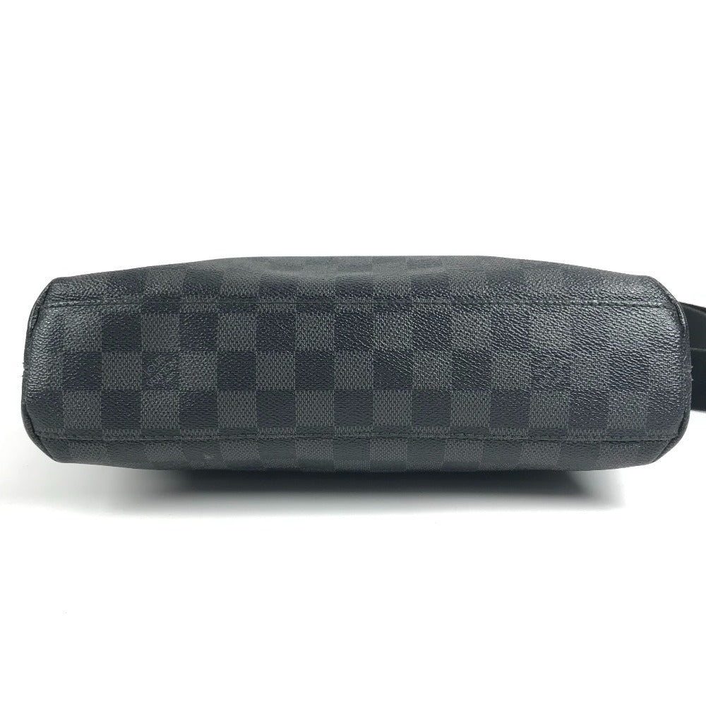 LOUIS VUITTON N41211 Damier Graphite Mick PM Crossbody Shoulder Bag in Damier Graphite Canvas, Unisex, Black