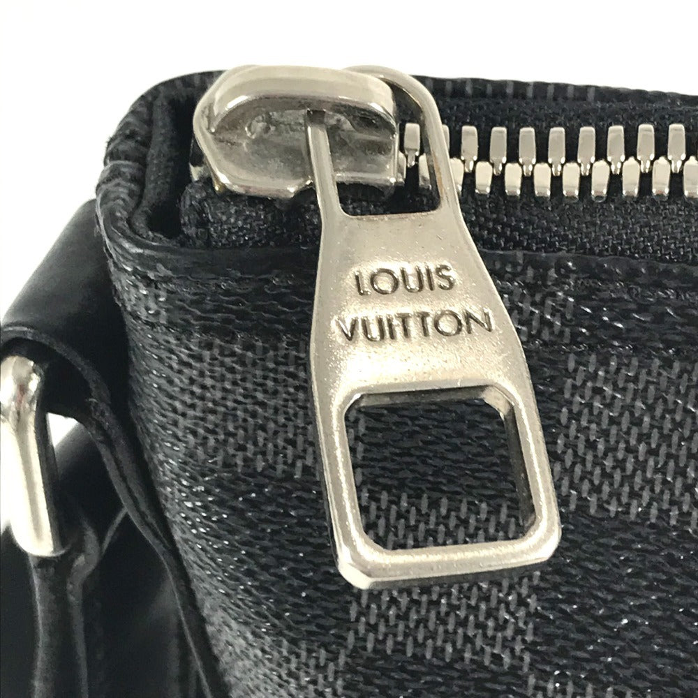 LOUIS VUITTON N41211 Damier Graphite Mick PM Crossbody Shoulder Bag in Damier Graphite Canvas, Unisex, Black