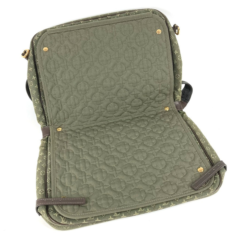 LOUIS VUITTON M42351 モノグラムミニ サックママン おむつ替えシート付 マザーズバッグ 斜め掛け 2WAYバッグ ハンドバッグ ショルダーバッグ モノグラムミニキャンバス レディース TSTカーキ カーキ