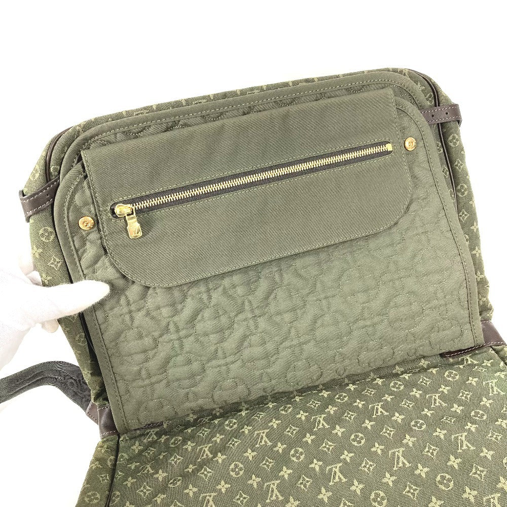 LOUIS VUITTON M42351 モノグラムミニ サックママン おむつ替えシート付 マザーズバッグ 斜め掛け 2WAYバッグ ハンドバッグ ショルダーバッグ モノグラムミニキャンバス レディース TSTカーキ カーキ