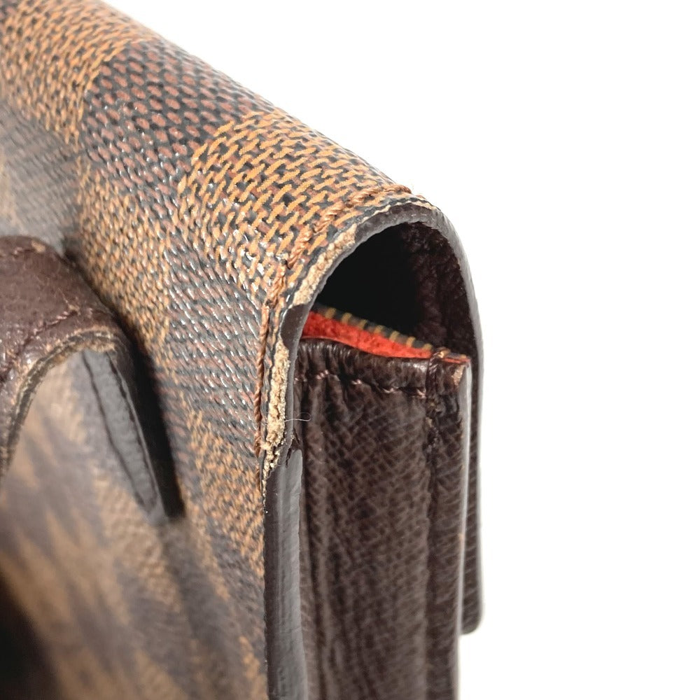 LOUIS VUITTON N45272 Damier Pimlico Pochette Crossbody Flap Shoulder Bag in Damier Canvas, Unisex, Ebene Brown