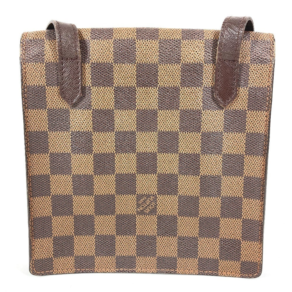 LOUIS VUITTON N45272 Damier Pimlico Pochette Crossbody Flap Shoulder Bag in Damier Canvas, Unisex, Ebene Brown